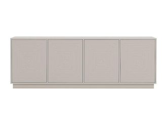 Vente-Unique Sideboard With 4 Doors In MDF - Beige - MEZULIA