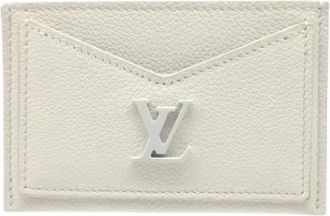 Louis Vuitton Pre-owned Card Case - Dames - Vintage Accessoires - Wit - ONE Size - Leer - Vintage