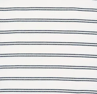 Ballard Designs Halyard Stripe Sunbrella Outdoor Drapery Panel - Indigo, 50W x 108L - Ballard Designs