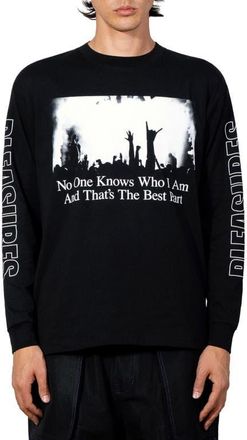 Pleasures Incognito Graphic Print Cotton Shirt in Black at Nordstrom, Size Large