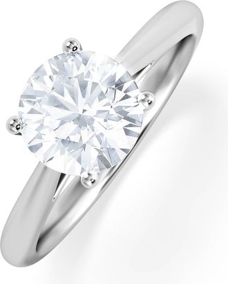 The Diamond Store 1.50ct Diamond Engagement Ring Elysia Lab F/VS1 18K White Gold