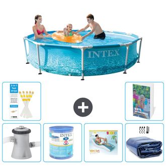 Intex Piscina Con Estructura Redonda - 305x76 Cm - 7-piezas S347