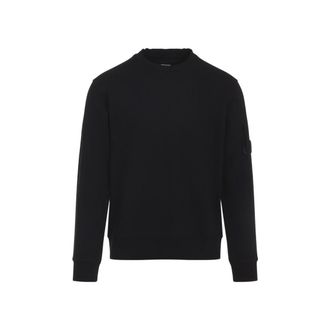 C.P. Company Brushed Cotton Sweatshirt With Lens Detail