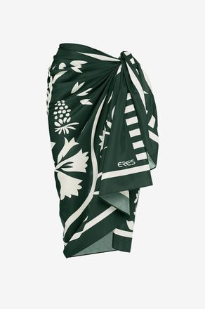 Eres Rechteckiges Pareo aus Baumwolle und Seide Mandapa