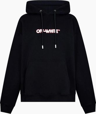 Off-white Mens Rnd Logo Skt Hoody - Black/Multi - Size: 40