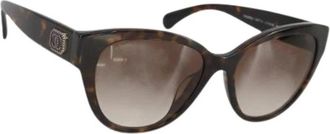 Chanel Pre-owned Accessories, female, Brown, Size: ONE SIZE Pre-owned Sunglasses