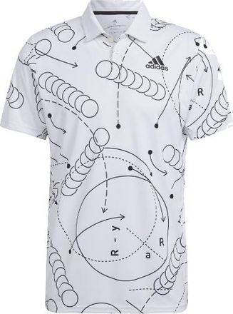 adidas Club Graphic Tennis Polo Shirt White HC8492
