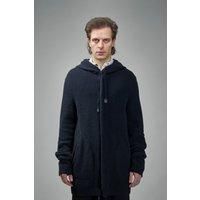 Geoffrey B. Small Extended-Length Long Hooded Cardigan