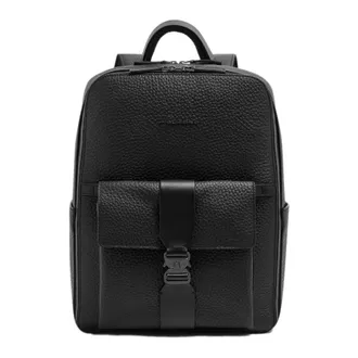 Piquadro Tassen, Heren, Zwart, ONE Size, Leer, Leren Reistassen Rugzak
