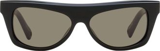 Jacquemus JAC58S Flat-Top Acetate Sunglasses - Black