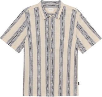 Dedicated Shirt Brantevik Hemd f&uuml;r Herren | grau/beige