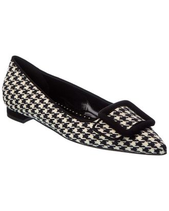 Manolo Blahnik Maysale Wool Flat