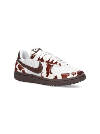 Nike Cow-Print Mesh Sneaker - White