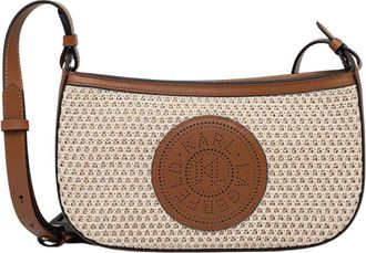 Karl Lagerfeld K/Circle Crossbody Bag - Dames - Schoudertassen - Beige - ONE Size - Tassen