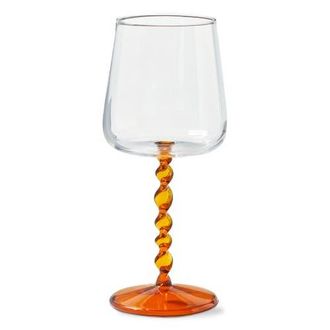Tag Amber Twist All Purpose Wine Glass Borosilicate 3.22x3.22x8.07 in in Clear at Nordstrom