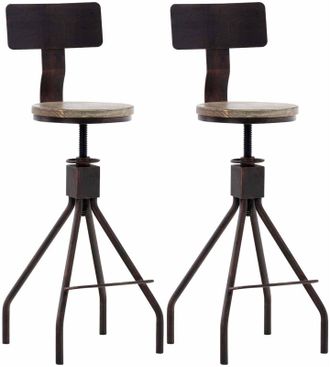 Clp Clp - Set De 2 Taburetes Elko Bronce