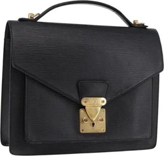 Louis Vuitton Pre-owned M52122 Hand Bag - Dames - Vintage Handtas - Zwart - ONE Size - Leer - Vintage