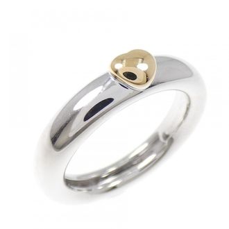Tiffany & Co. White Gold Yellow Gold Yellow Gold (18K) White Gold (18K) Band Ring (Pre-Owned)