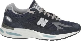 New Balance Made in UK 991v 2 - Heren - Hardloopschoenen - Blauw - 44 EU - Leer - Fitness