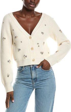 SIMKHAI Simkhai Novah Wool & Cashmere-Blend Cardigan