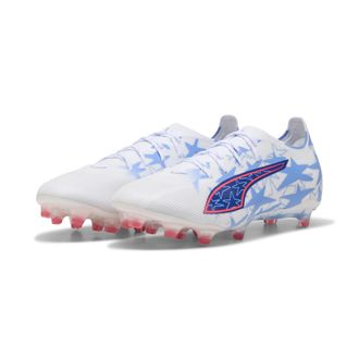 Puma Scarpe da calcio ULTRA 6 MATCH KIDSUPER x CHRISTIAN PULISIC FG/AG unisex, Accessori, Bianco, 40.5