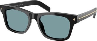 Prada PR A17S Polarized 16K04D Mens Sunglasses Black Size 54