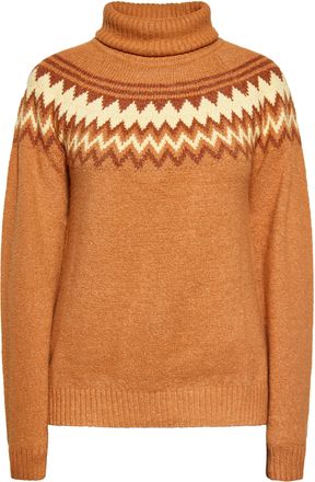 Izia Gebreide trui Dames Camel Veelkleurig