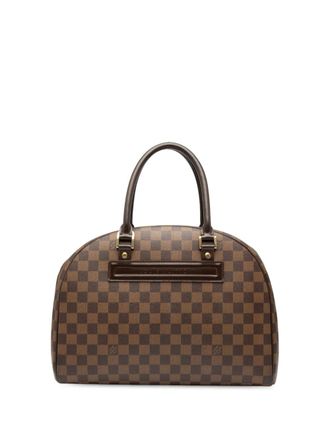 Louis Vuitton 2004 Damier Ebene Nolita handbag - women - Calf Leather/Fabric/Leather - One Size - Brown