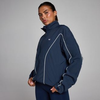 MyProtein Chaqueta tejida Tempo Contrast para mujer de MP - Azul medianoche - XS
