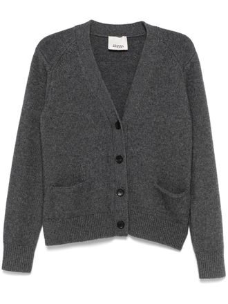 Isabel Marant Grey Brat V-Neck Knitted Cardigan