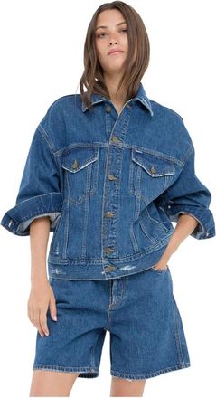 Ball Baserre Classic Denim Jacket - Dames - Spijkerjassen - Blauw - XL - Denim - Jassen