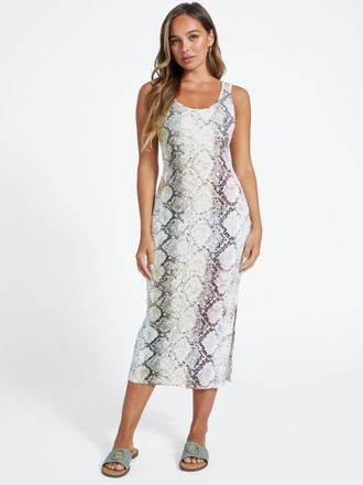 Guess Zuri Printed Midi Dress