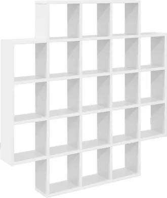 vidaXL Estante De Pared Blanco 100 X 13 X 100 Cm Madera De Ingenier&iacute;a Vidaxl