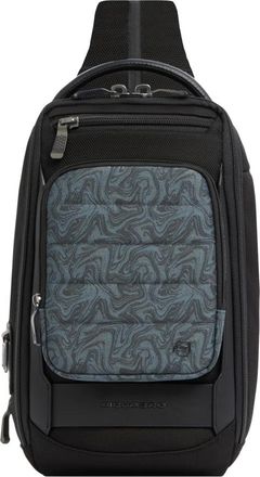 Piquadro Sling Bag voor 11 i Pad met RFID-bescherming - Heren - Schoudertassen - Blauw - ONE Size - Leer - Tassen