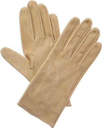 Portolano Silk-Lined Suede Gloves