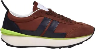 Lanvin Schoenen, Heren, Bruin, 40 EU, Nylon, Bumpr Nylon Sneakers