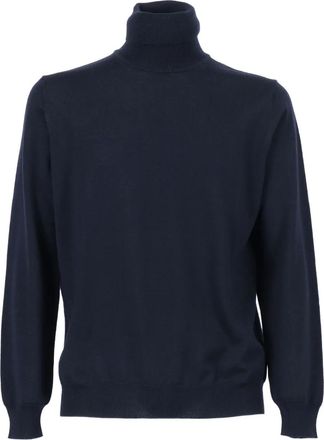 KANGRA turtleneck wool sweater - Blue