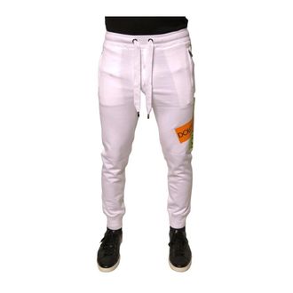 Dolce & Gabbana Sweatpants, male, White, Size: XS Jogger Pants