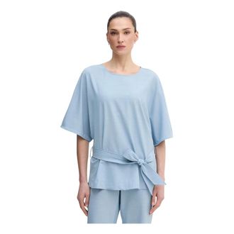 Mos Mosh MOS Mosh, Overhemden, Dames, Blauw, S, Polyester, Rikas Roy Blouse