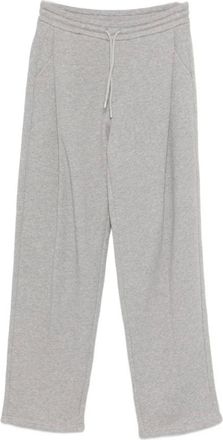 Emporio Armani Wide Trousers, male, Gray, S, Cotton Joggers