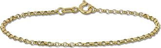 Delmar Rolo Link Chain Bracelet, 1.50mm in Gold at Nordstrom Rack