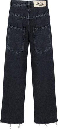 Gucci Mens Black Cotton Jeans Denim Clothing