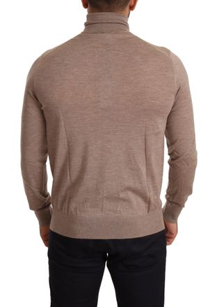 Dolce & Gabbana Mens Cashmere Turtleneck Brown