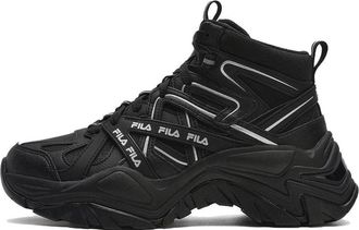 Fila (WMNS) FILA Sofia 1S Mid Shoes Black Velvet F12W341112FBK