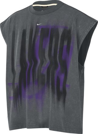 Nike Los Angeles Lakers Standard Issue Nike Mens Sleeveless Basketball Top in Grey | IQ1757-068