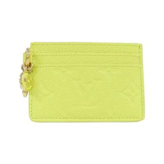 Louis Vuitton Pre-owned Wallets, female, Yellow, Size: ONE SIZE Pre-owned Card Case