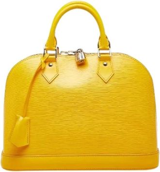 Louis Vuitton Pre-owned Handbags, female, Yellow, Size: ONE SIZE Pre-owned Handbag