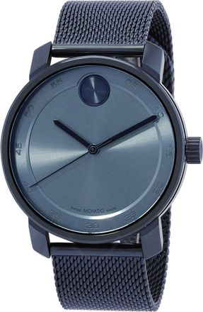 Movado Mens Bold Blue Dial Watch