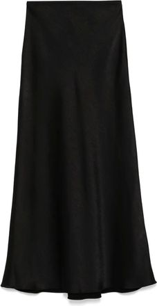 GOEN.J Gonna con taglio asimmetrico - Nero