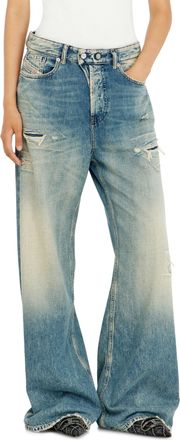 Diesel Relaxed Jeans Low Waist 1996 D-Sire,, Button fly